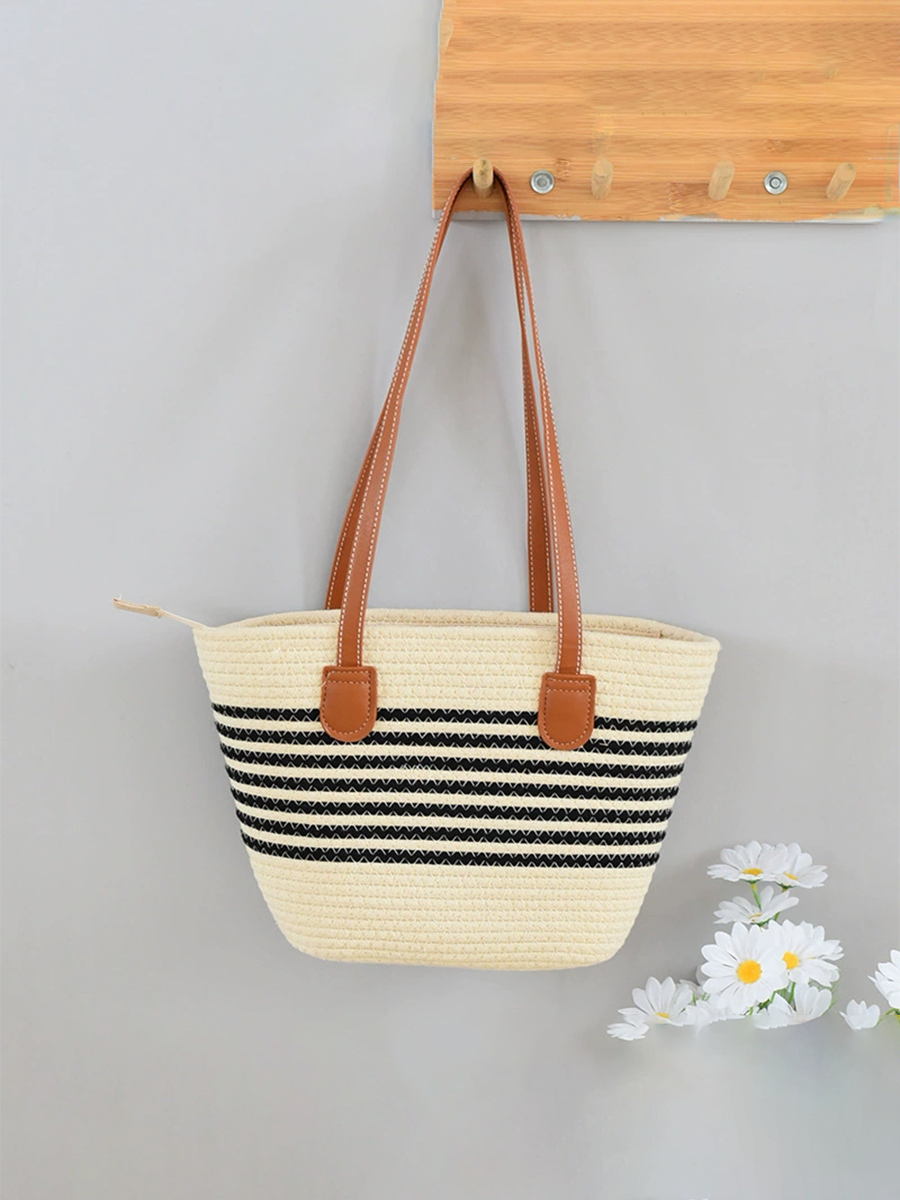 Bolso de Paja Trenzada