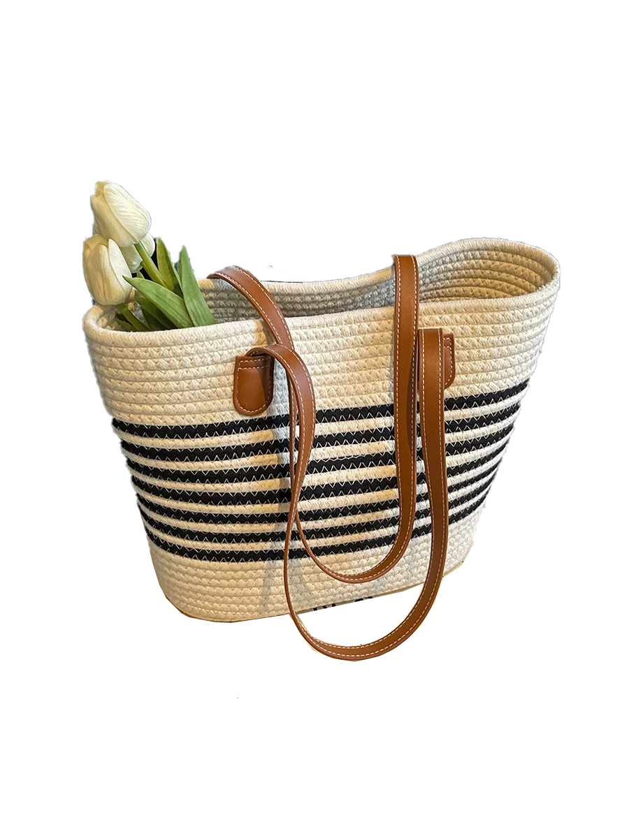 Bolso de Paja Trenzada