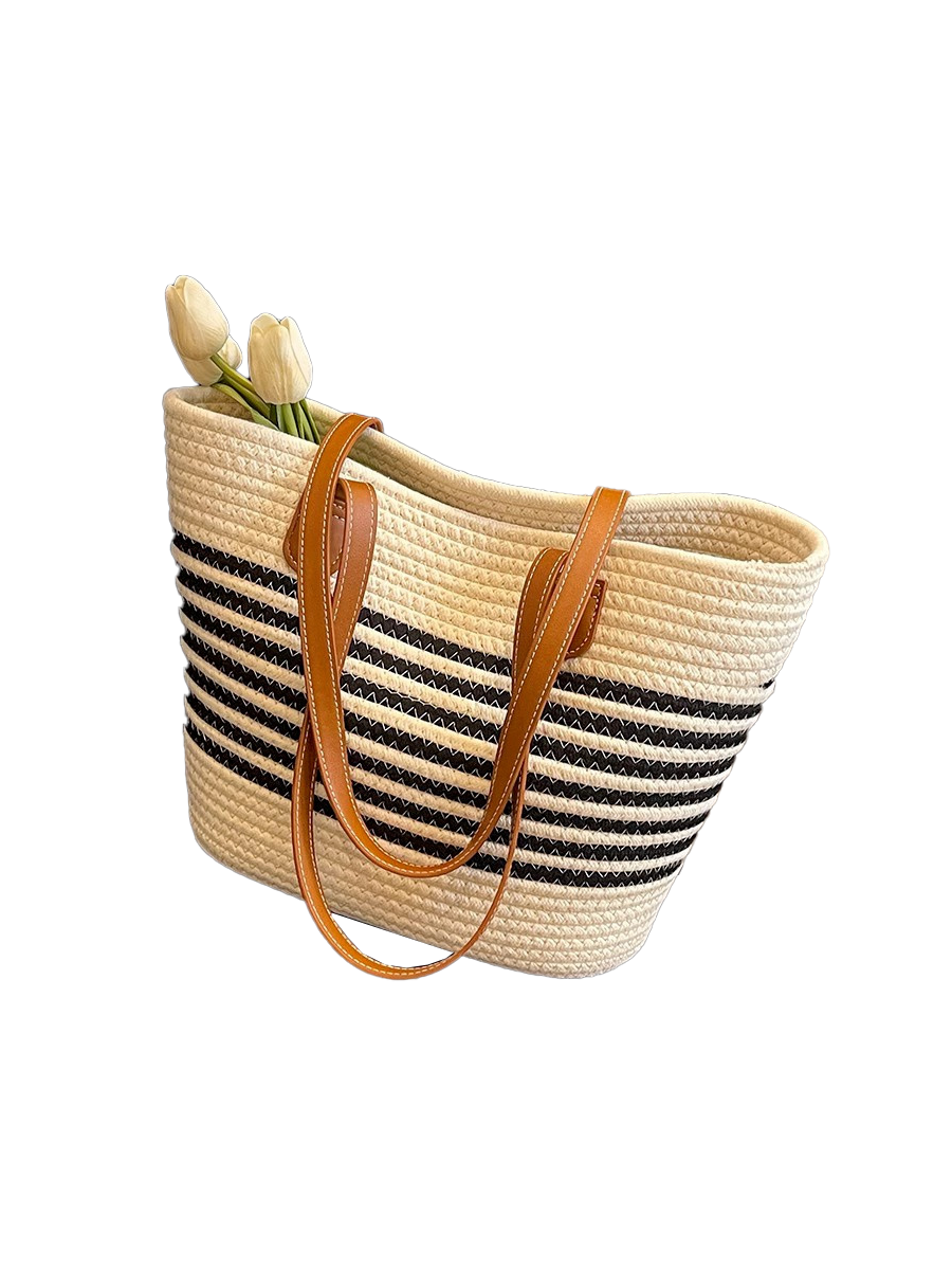 Bolso de Paja Trenzada