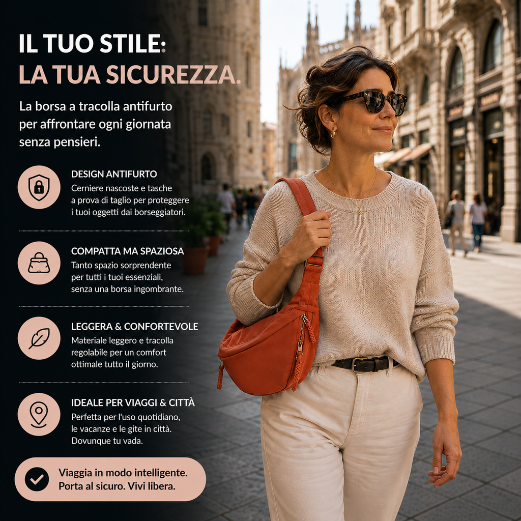 Margherita | Borsa a Spalla Arancione