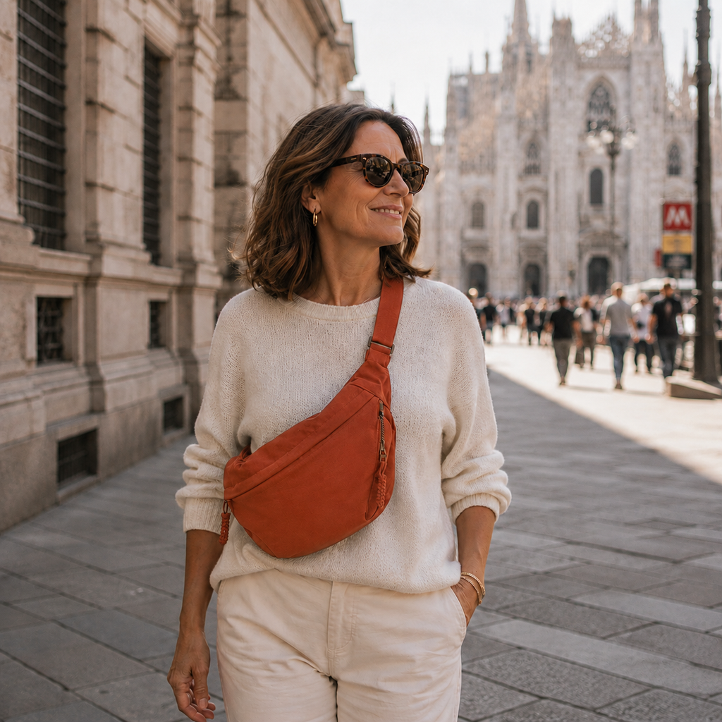 Margherita | Borsa a Spalla Arancione
