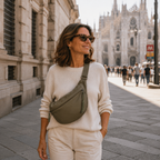 Agata | Borsa a Spalla Verde Oliva
