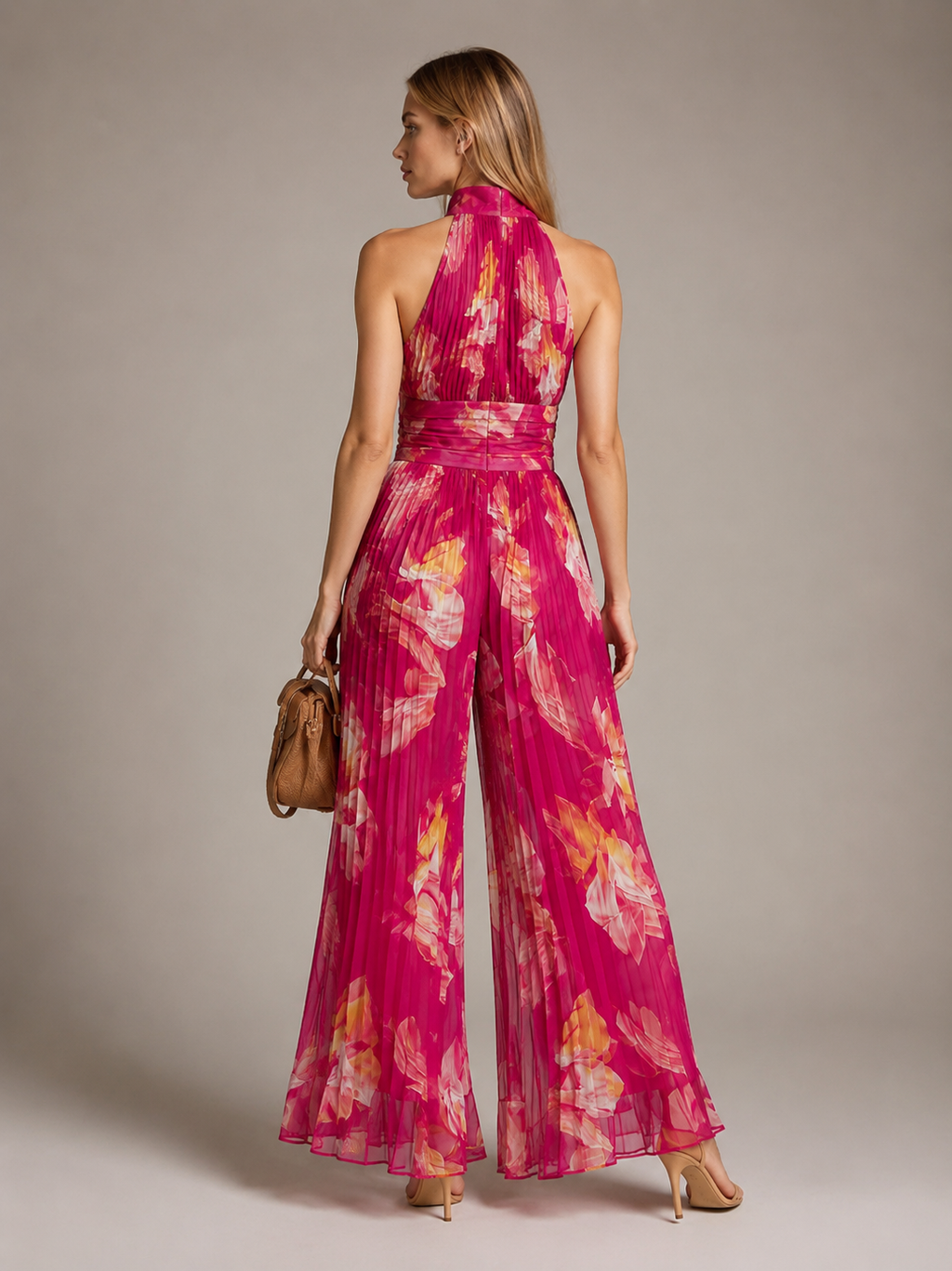LEILA | MONO PLISADO FLORAL