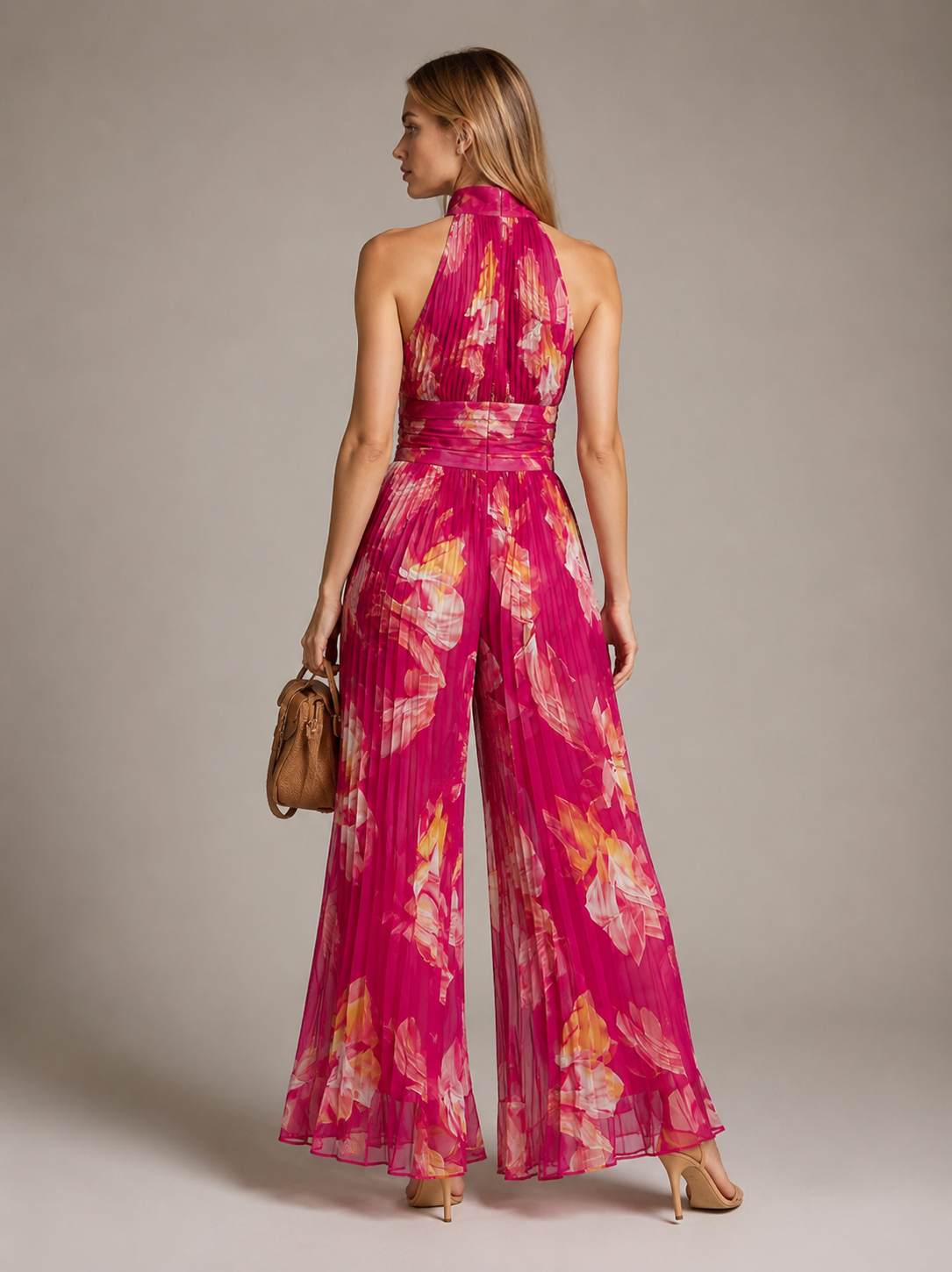 LEILA | MONO PLISADO FLORAL