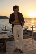 Mateo | Pantalones de Playa de Lino