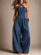 Desiré | Mono Elegante con Escote Cruzado