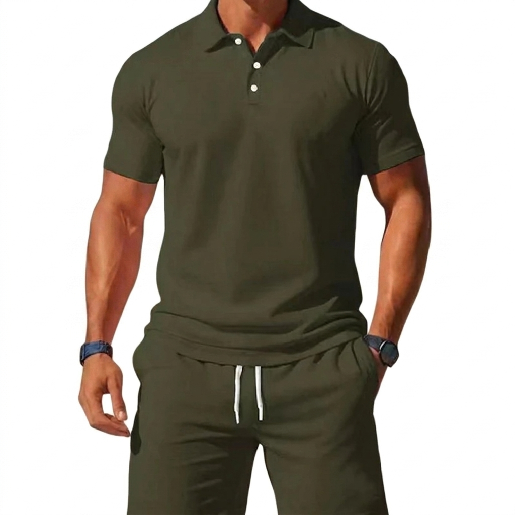 Hugo | Conjunto de Verano 2 piezas | Polo y Pantalón corto
