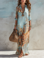 Serena | Abito Chemisier Mediterraneo