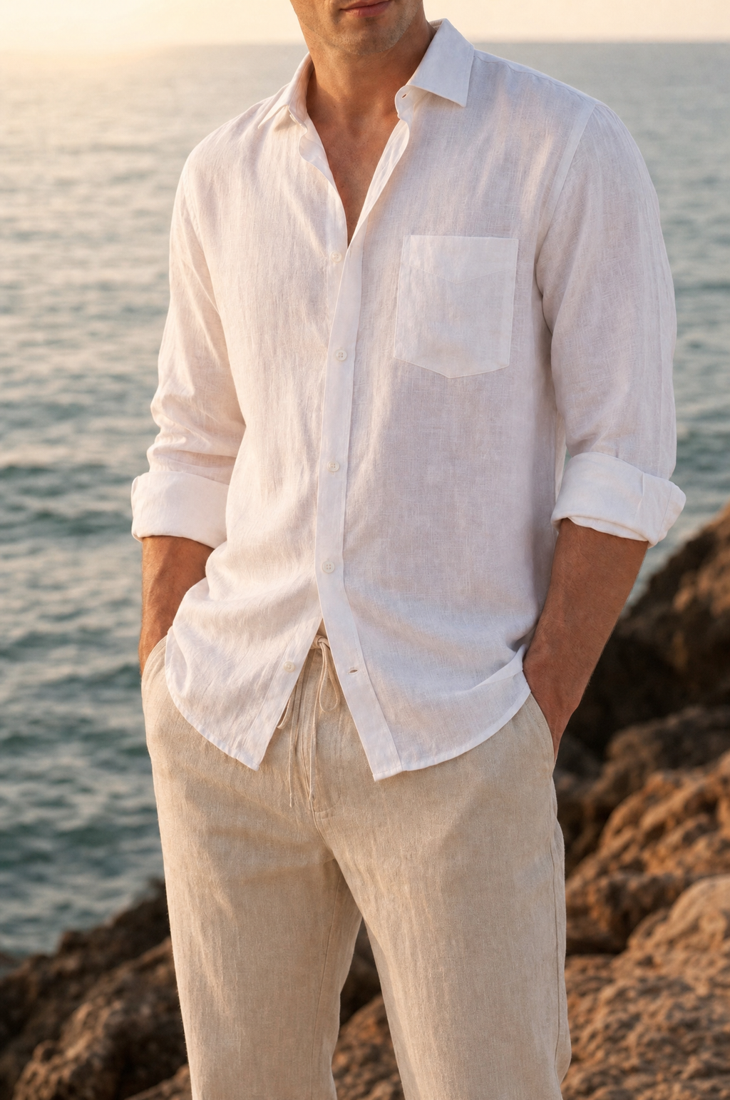 CAMISA INFORMAL DE LINO