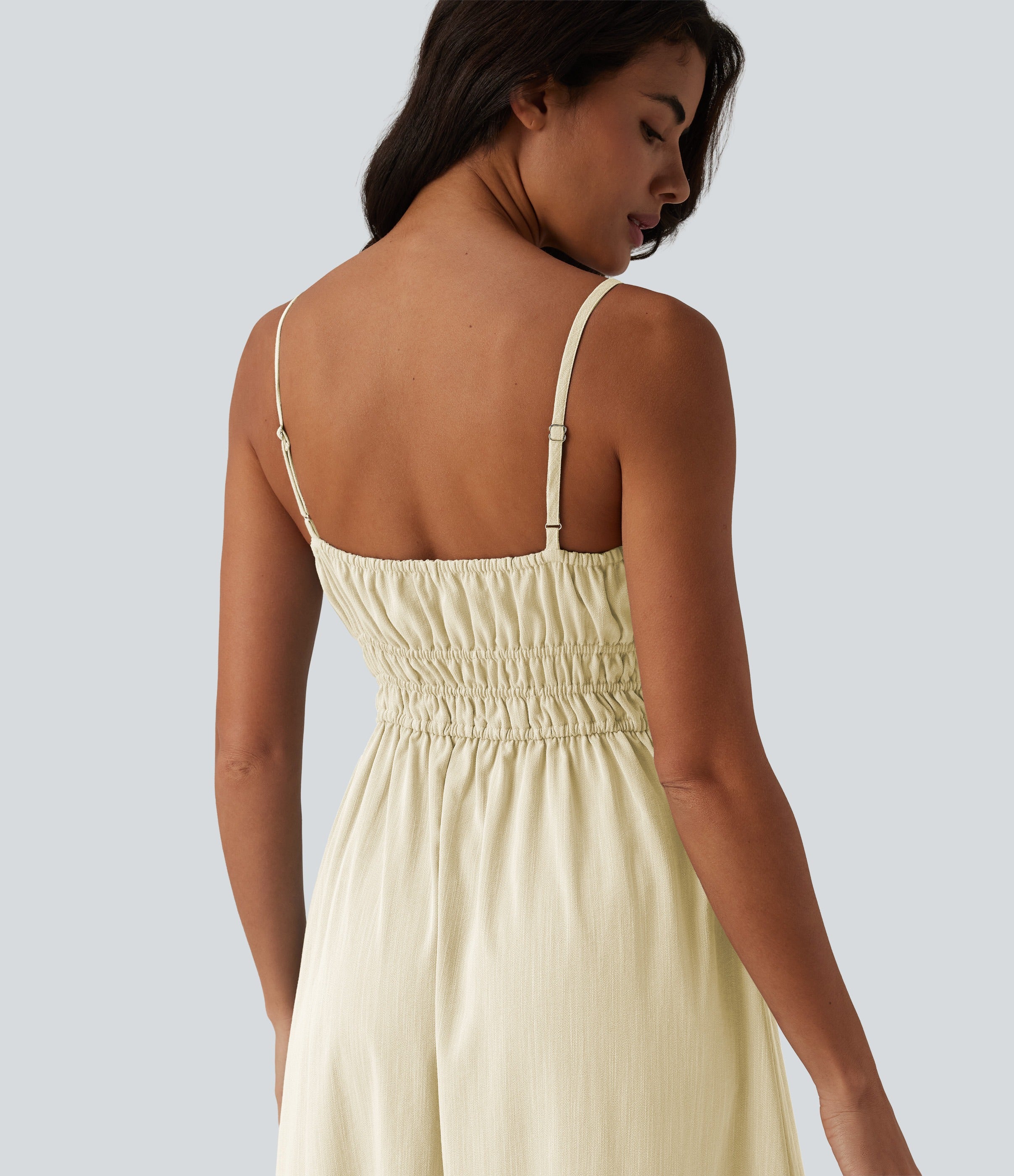 VESTIDO INFORMAL EFECTO LINO