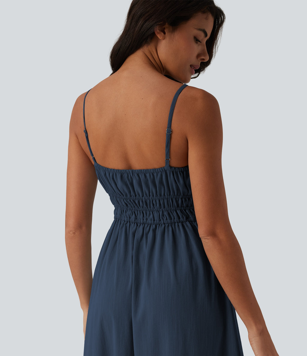 VESTIDO INFORMAL EFECTO LINO