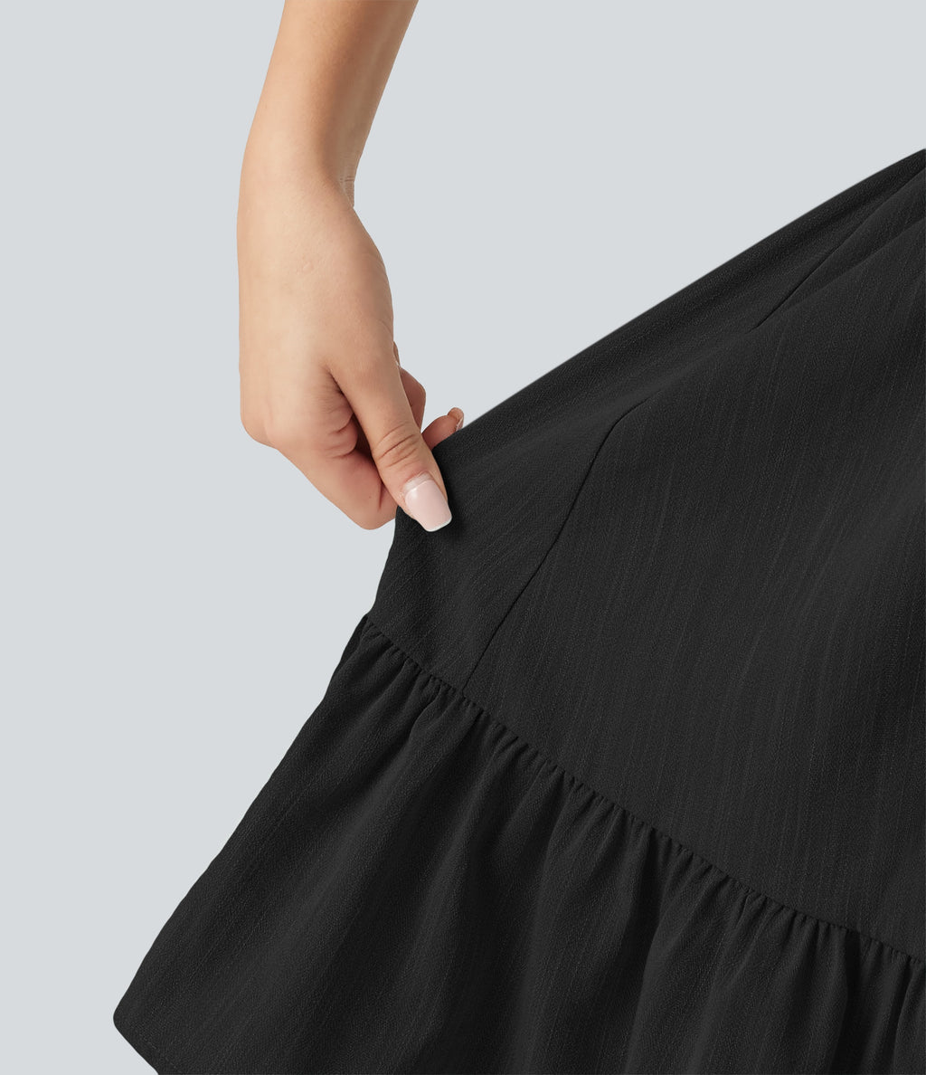 VESTIDO INFORMAL EFECTO LINO