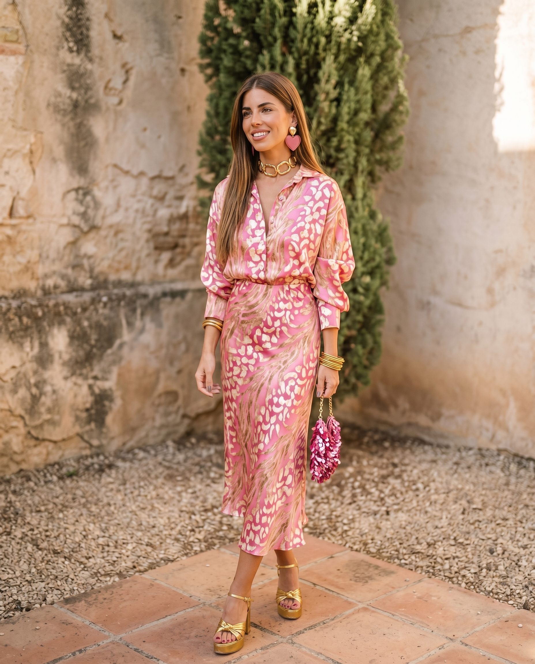 Alba | Vestido de dos piezas elegante de evento
