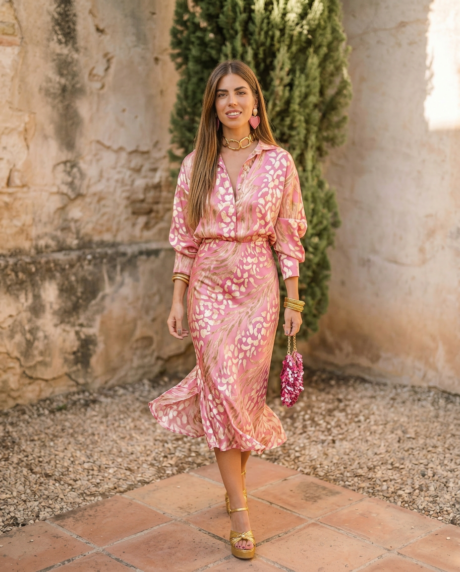 Alba | Vestido de dos piezas elegante de evento